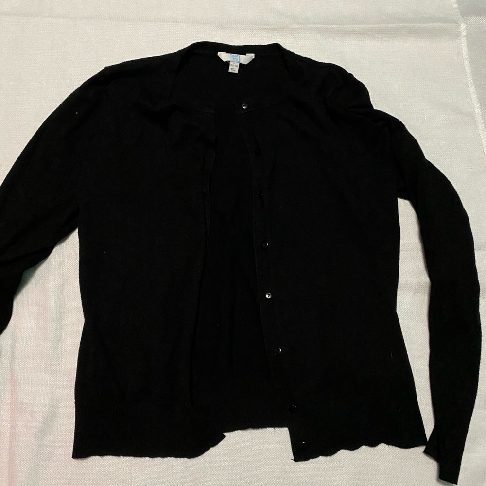 Girls black cardigan